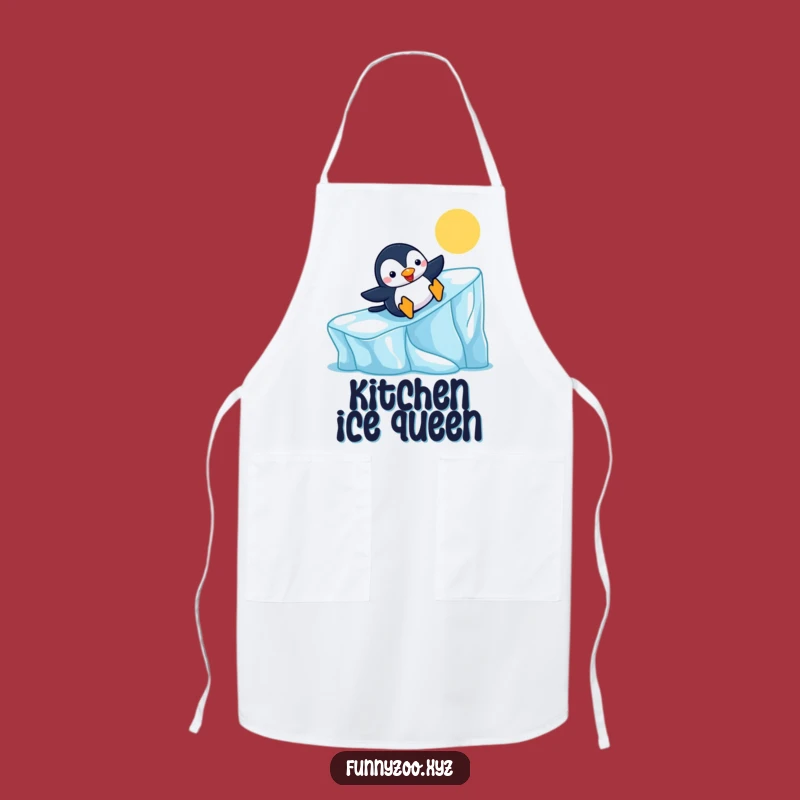 Funny Penguin Chef Apron - Cheerful Arctic Cooking Gift!