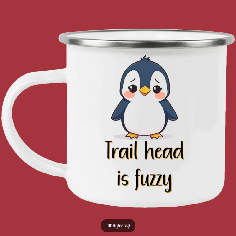 Funny Penguin Waddling Camping Mug - Outdoor Humor Gift