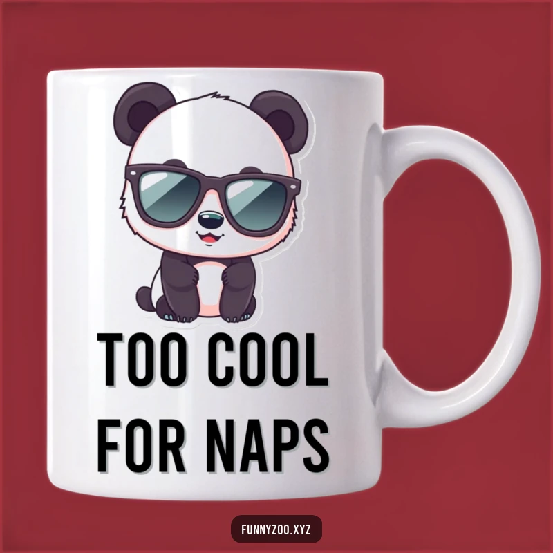 Funny Panda Sunglasses Mug: A Cool Bear's Hilarious Style Gift for Sun Lovers