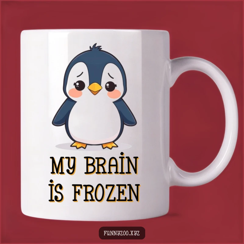 Funny Penguin Waddling Confusion Mug - Hilarious Bird Humor Gift