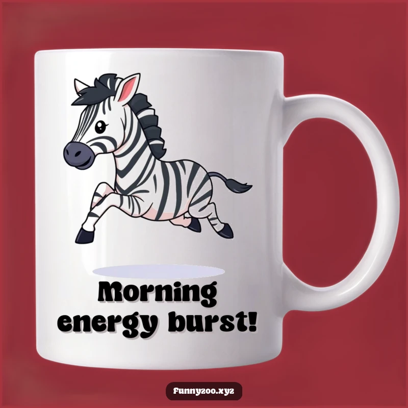 Funny Zebra Mug: Gallop into Fun with This Kicking Character!