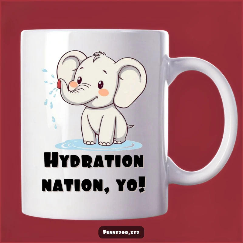 Funny Elephant Spraying Water Mug: A Perfect Hilarious Gift for Animal Lovers