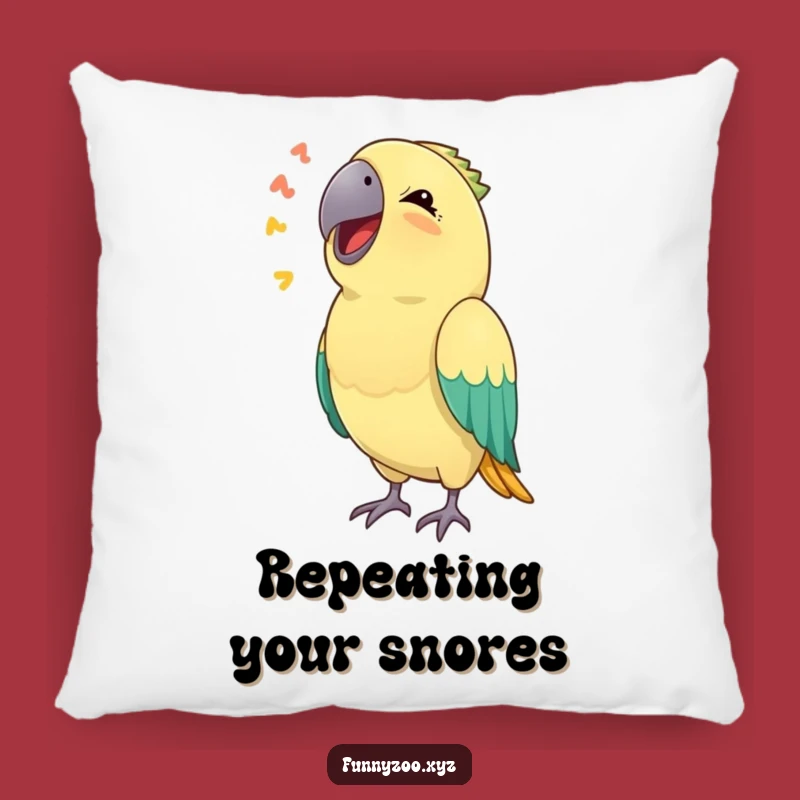 Funny Parrot Sound Pillow: Snuggle with This Hilarious Mimic Design