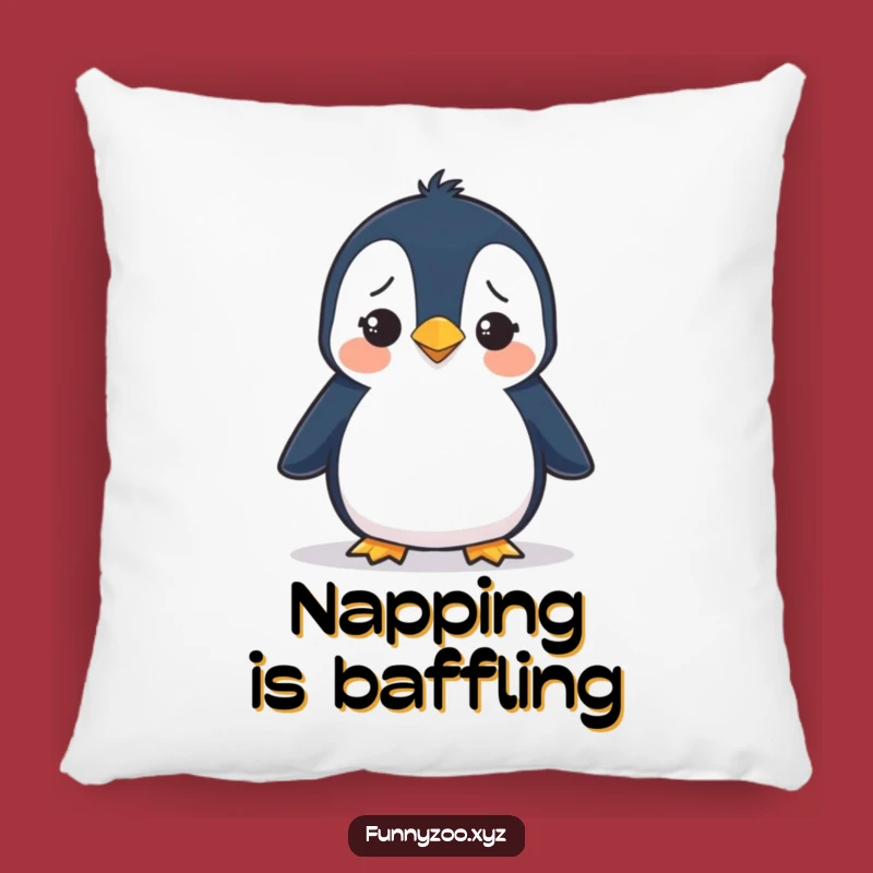 Funny Penguin Waddling Pillow - Cozy and Silly Home Decor Gift