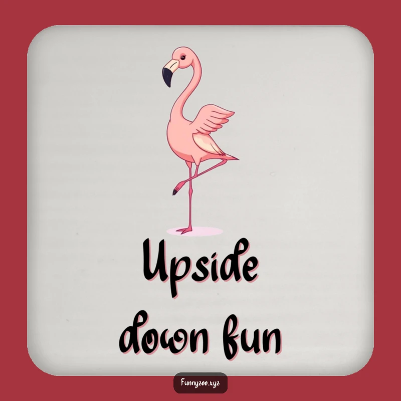 Funny Flamingo Handstand Coaster: Protect Surfaces with This Hilarious Bird