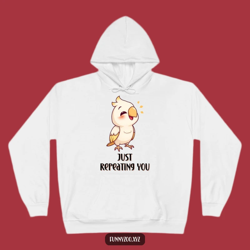 Funny Parrot Mimic Hoodie: Cozy Up with This Hilarious Bird Sound Design