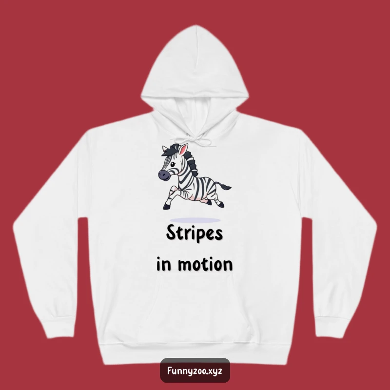 Funny Zebra Hoodie: Cozy Up with This Galloping Character!