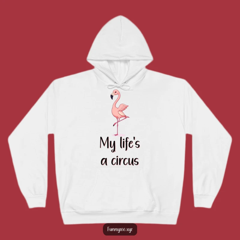 Funny Flamingo Handstand Hoodie: Cozy Up with This Hilarious Bird Design