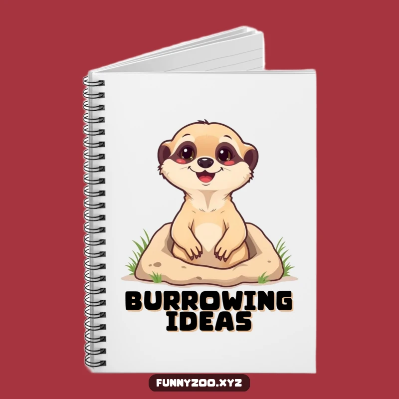 Funny Meerkat Idea Notebook: A Cheerful Character Journal for Jotting Fun Gift