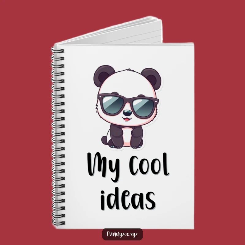 Funny Panda Sunglasses Notebook: Jot Down Cool Ideas with This Humorous Bear Journal