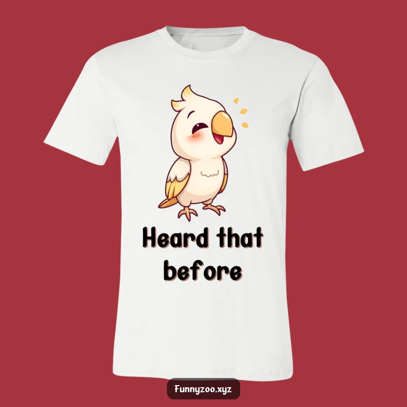 Funny Parrot Mimic T-Shirt: Wear the Laughter, a Hilarious Bird Sound Gift