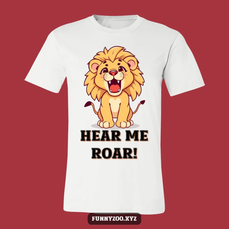 Funny Lion Cub Roar T-Shirt: Mighty Cub Tee, Perfect Humorous Gift