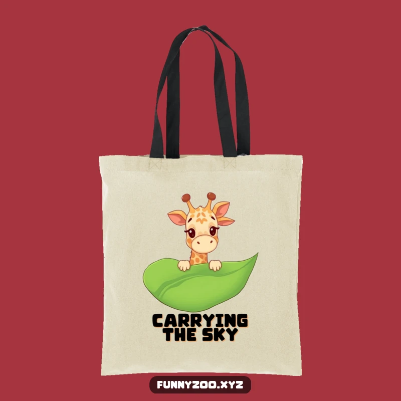 Funny Giraffe Giggle Tote Bag - Playful Jungle Carryall, Perfect Gift!