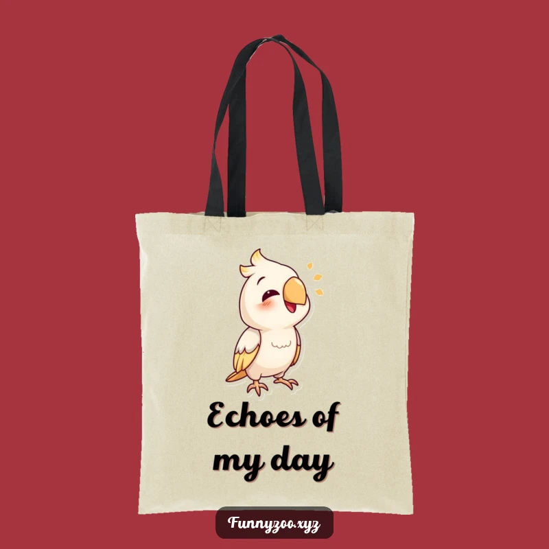 Funny Parrot Mimic Tote Bag: Carry Your Humor with This Hilarious Bird Accessory