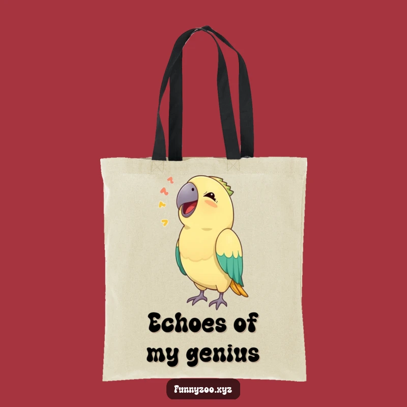 Funny Parrot Sound Tote Bag: Carry Your Chuckles with This Mimic Bag